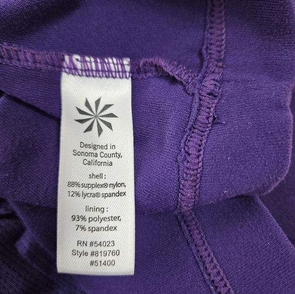Athleta Salutation‎ Stash Purple Yoga Skort Size XS Women's - Picture 9 of 11